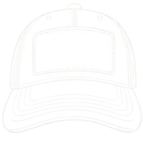 A base cap with an empty plate panel