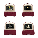 Suede Bordeaux Trucker