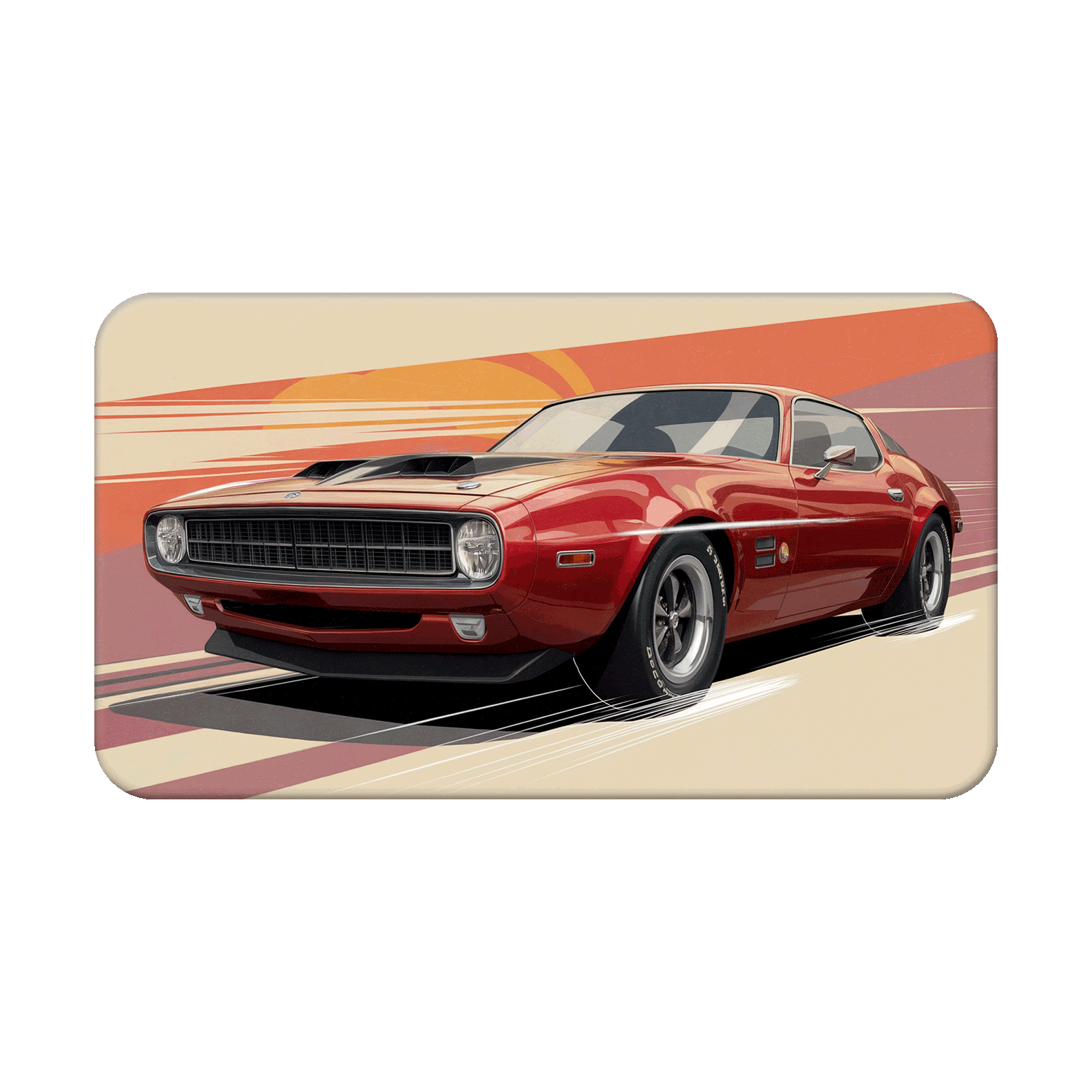 Vintage red muscle car - Nordenheim