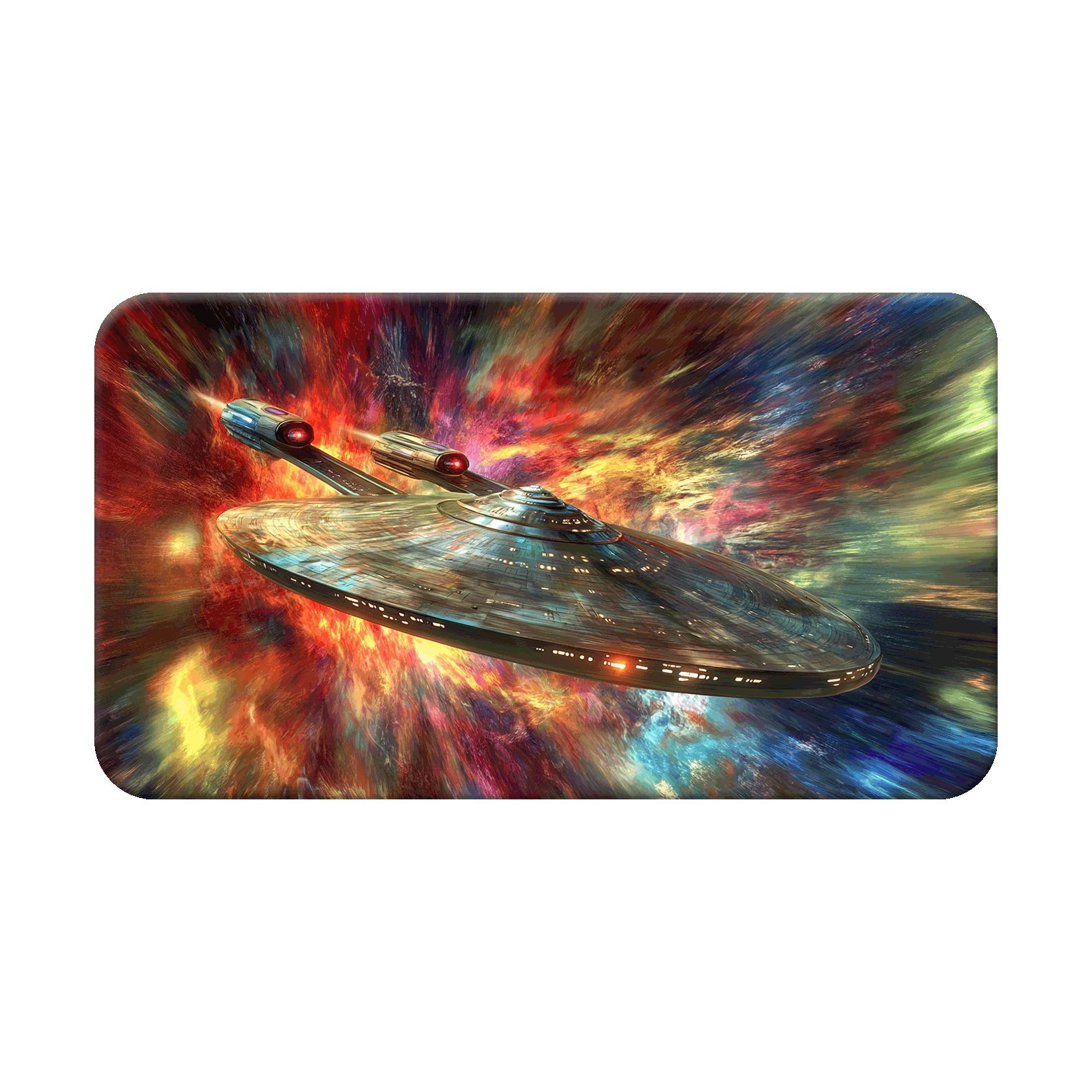 Stark Trek Ship in vast ethereal space - Nordenheim