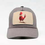 The Rooster Who’s Clucking Mad About Something on the Aska Cotton Trucker