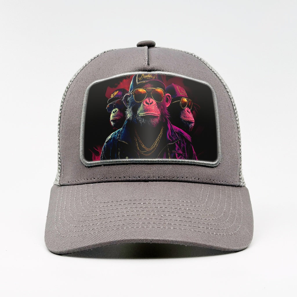 Rapper Monkeys on the Aska Cotton Trucker