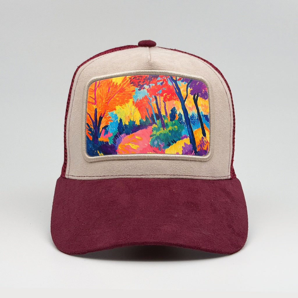 Dreamscape Trail - Colorful Odyssey on the Faluröd Suede Trucker