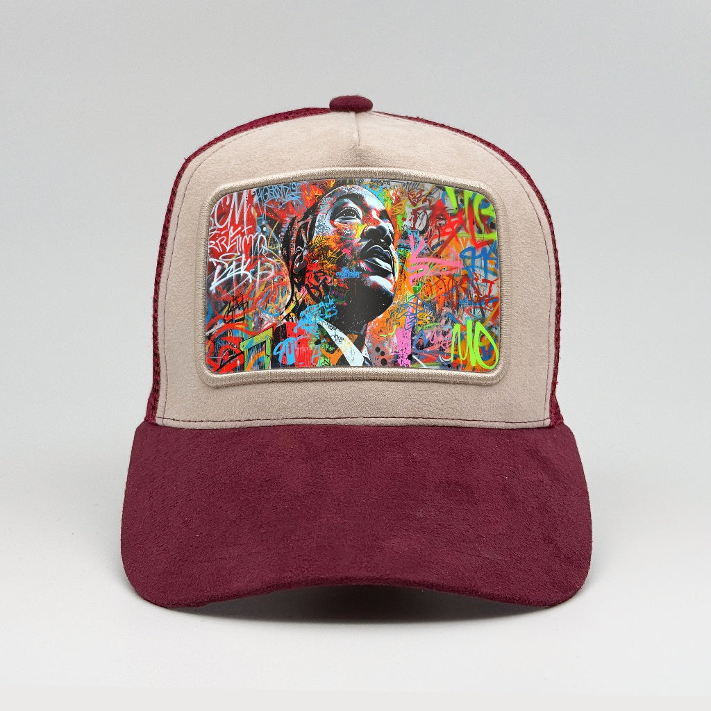 Graffiti King – Martin Luther King Jr. on the Faluröd Suede Trucker
