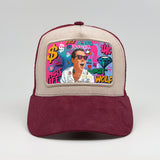King of Capital – Wolf of Wall Street Pop Art on the Faluröd Suede Trucker