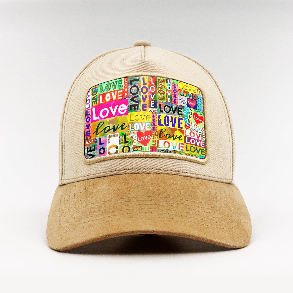 Love Typography Collage on the Björk Suede Classic