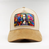 Graffiti Mona Lisa on the Björk Suede Classic
