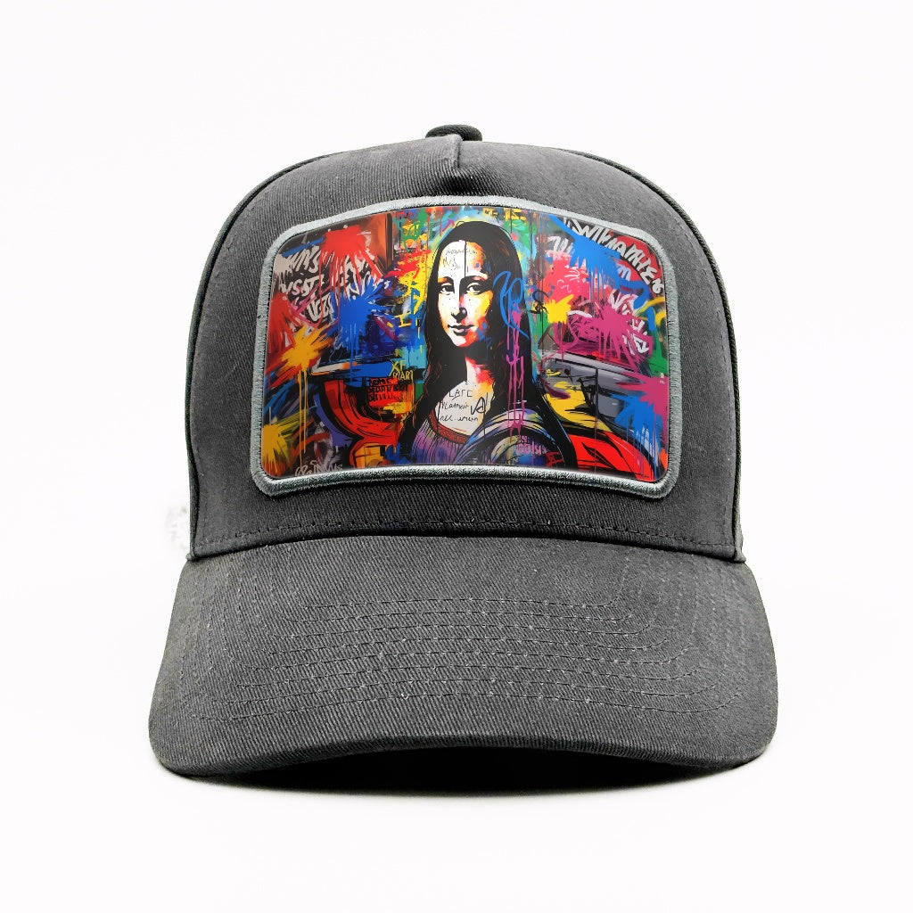 Graffiti Mona Lisa on the Granit Cotton Classic