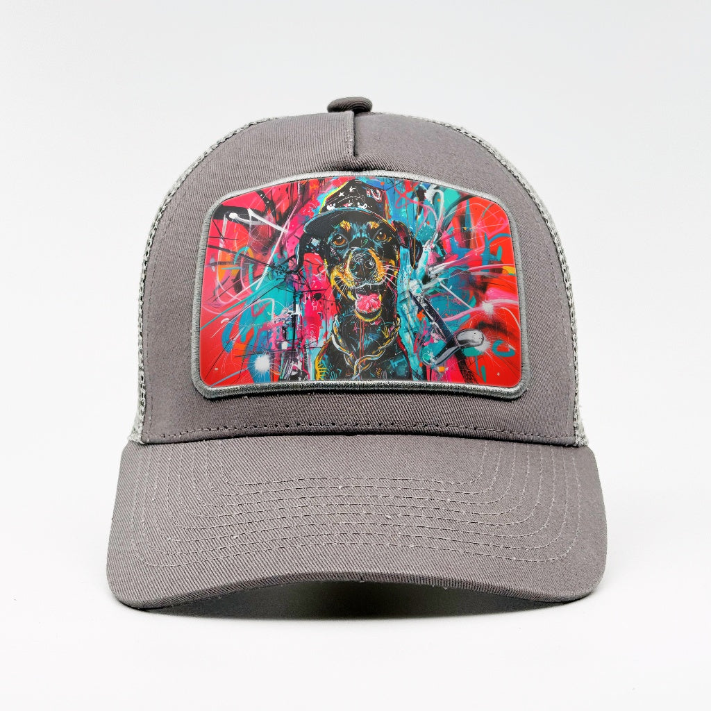Urban Pup - Graffiti on the Aska Cotton Trucker