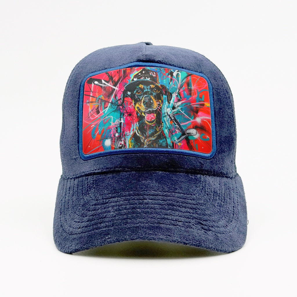 Urban Pup - Graffiti on the Fjord Velvet Trucker