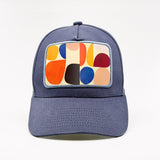Bauhaus - Living Shapes on the Marinblå Cotton Classic