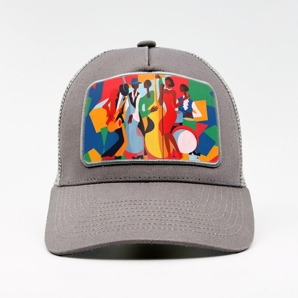 Jazz Ensemble - Rhythmic Vibrance on the Aska Cotton Trucker
