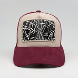 Untamed Canvas: An Abstract Grunge Study on the Faluröd Suede Trucker