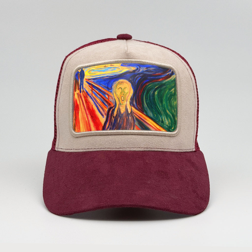The Scream, by Munch 1910 on the Faluröd Suede Trucker