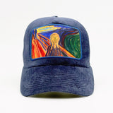 The Scream, by Munch 1910 on the Fjord Velvet Trucker