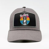 Be cool cat on the Aska Cotton Trucker