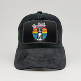Be cool cat on the Midnatt Velvet Trucker