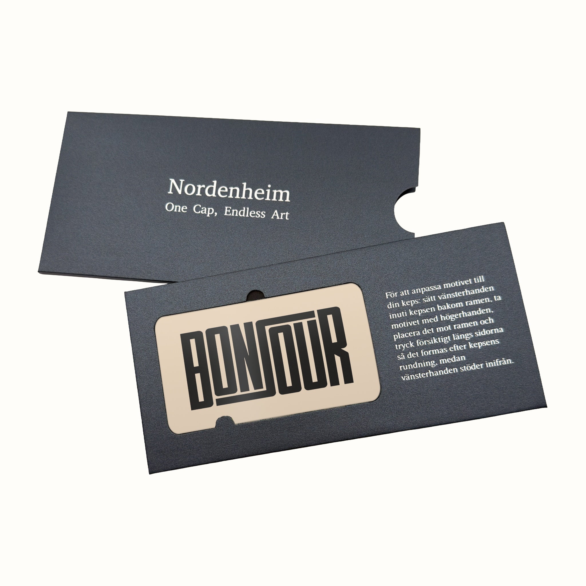 Bonjour - Parisian Flair Art Plate in its Nordenheim sleeve