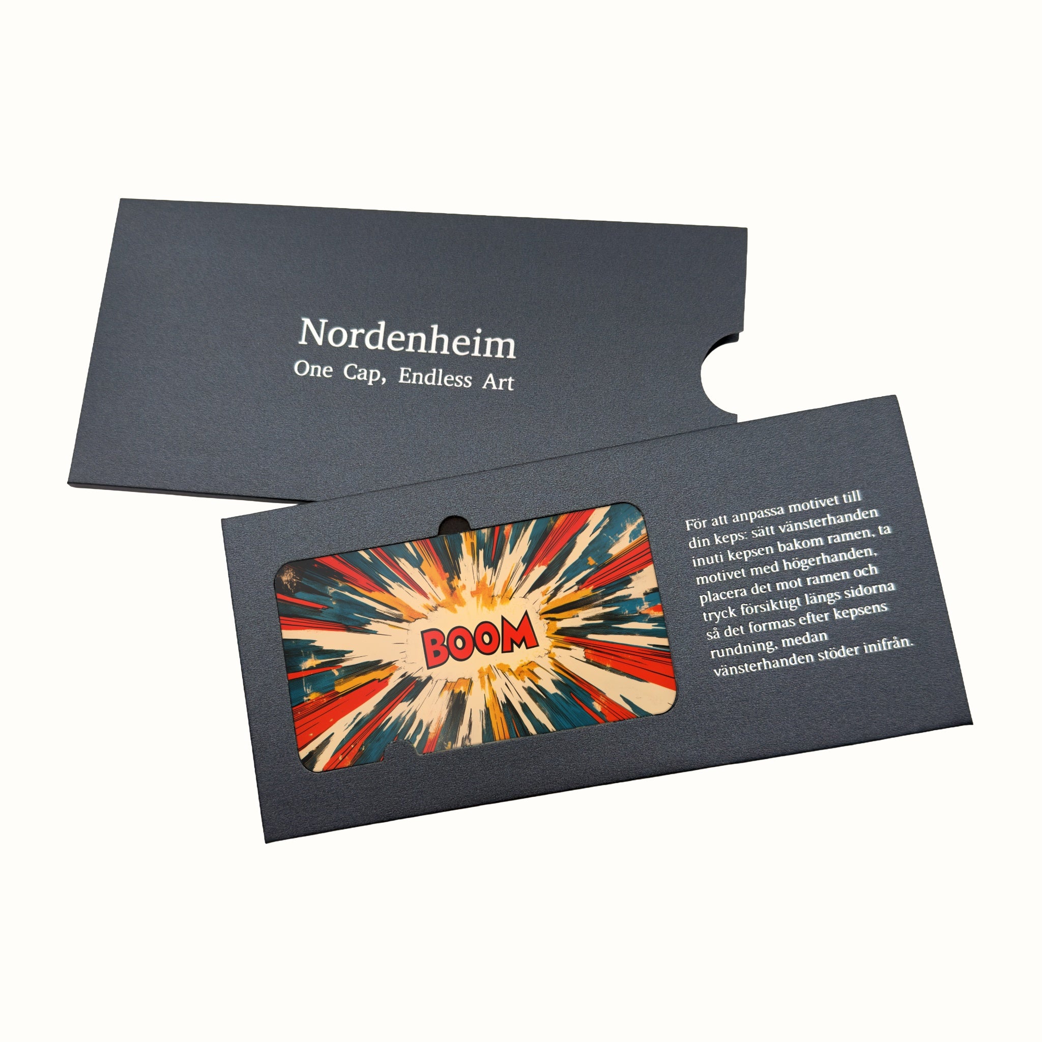Boom Art Plate in its Nordenheim sleeve
