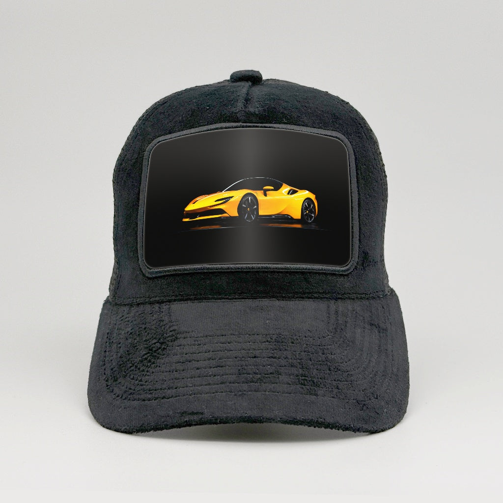 Ferrari SF90 Stradale Black on the Midnatt Velvet Trucker
