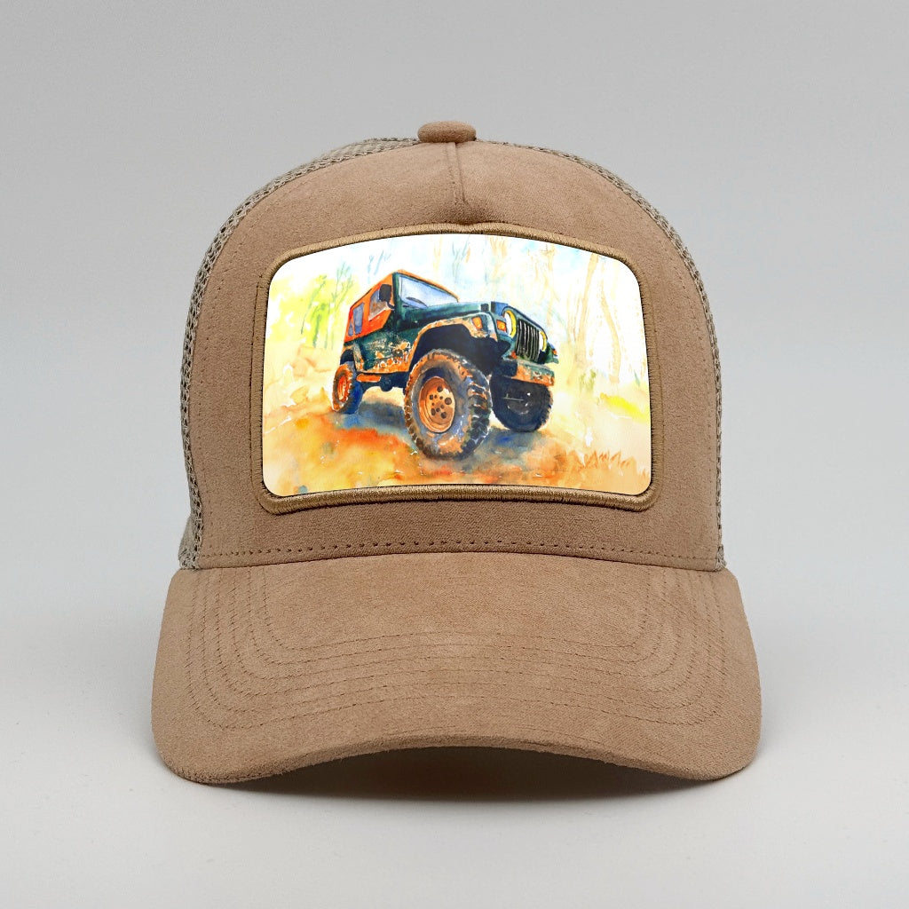 Jeep Adventure - Off-Road Journey on the Timmer Suede Trucker
