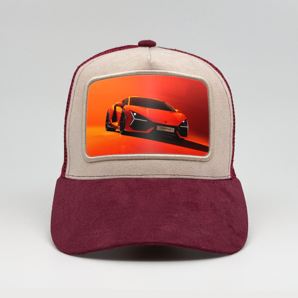 Lamborghini Unleashed on the Faluröd Suede Trucker