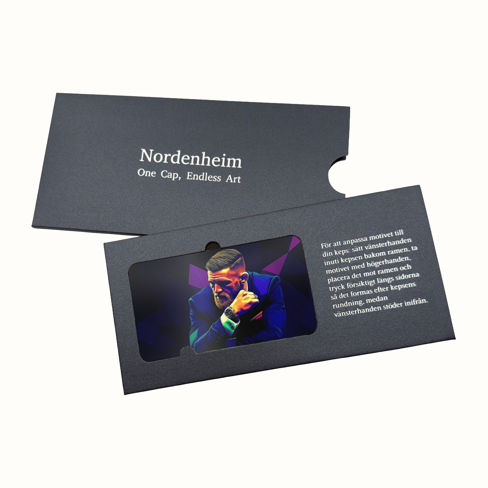 Connor McGregor Art Plate in its Nordenheim sleeve