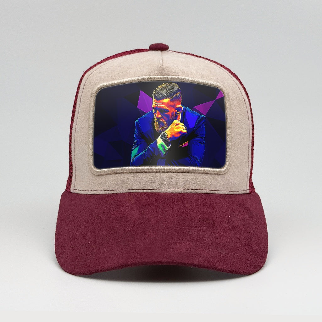 Connor McGregor on the Faluröd Suede Trucker