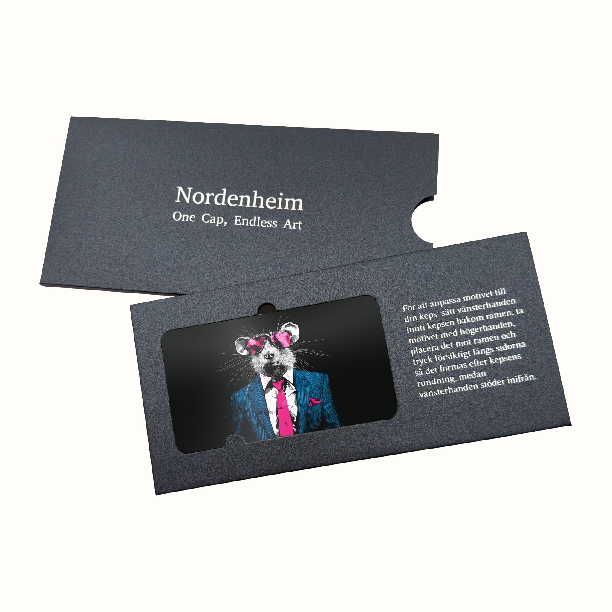 The Mouse Who’s Ready to Steal the Show (and Your Cheese) Art Plate in its Nordenheim sleeve