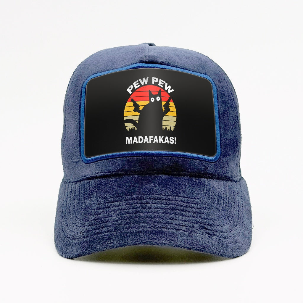 Pew Pew Madafakas - Retro Rebellion on the Fjord Velvet Trucker