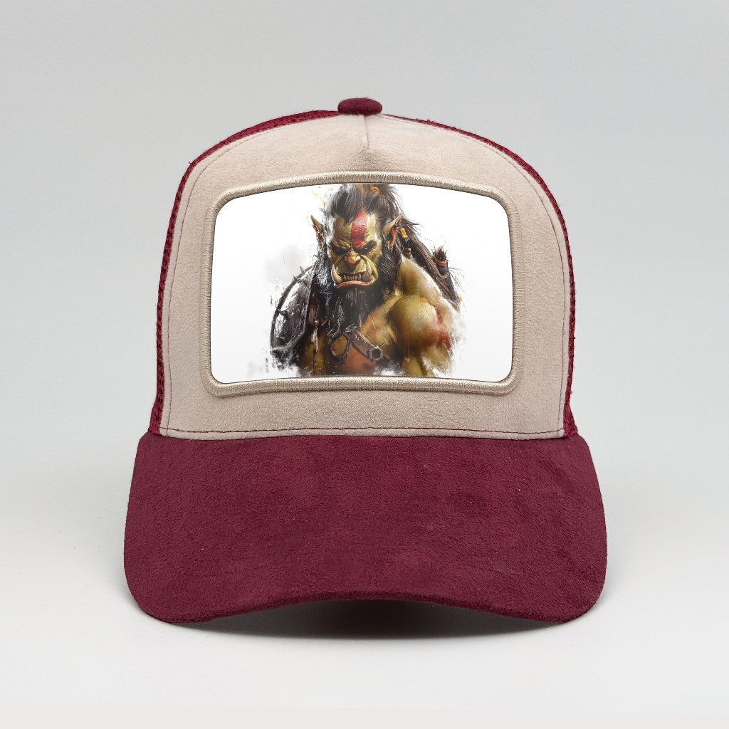 Orc Warlord’s Fury on the Faluröd Suede Trucker