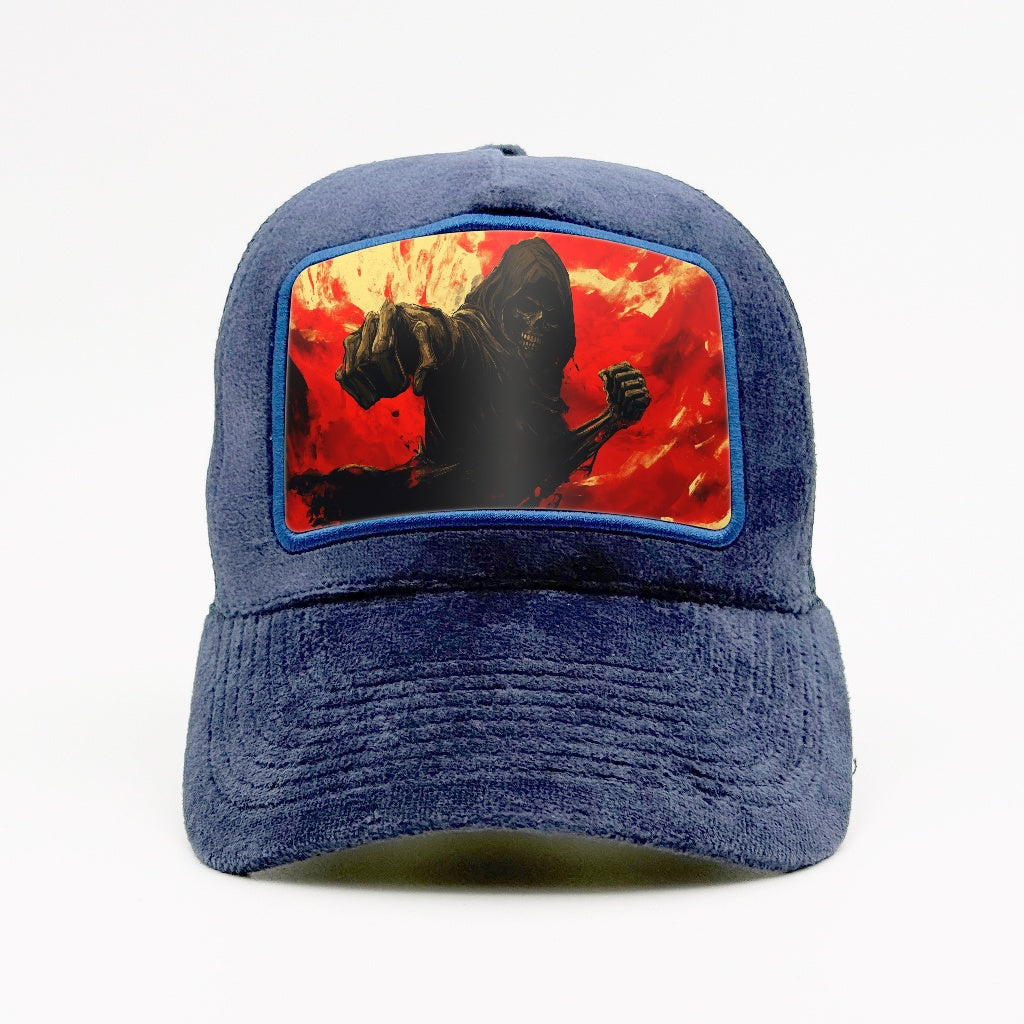 Punching reaper on the Fjord Velvet Trucker
