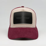 Faravahar - Zoroastrian Symbol on the Faluröd Suede Trucker