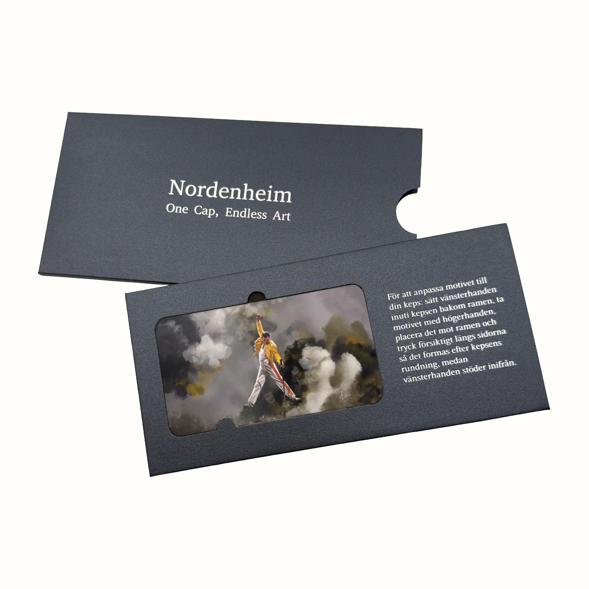 Freddie Mercury - Rock Legend Art Plate in its Nordenheim sleeve