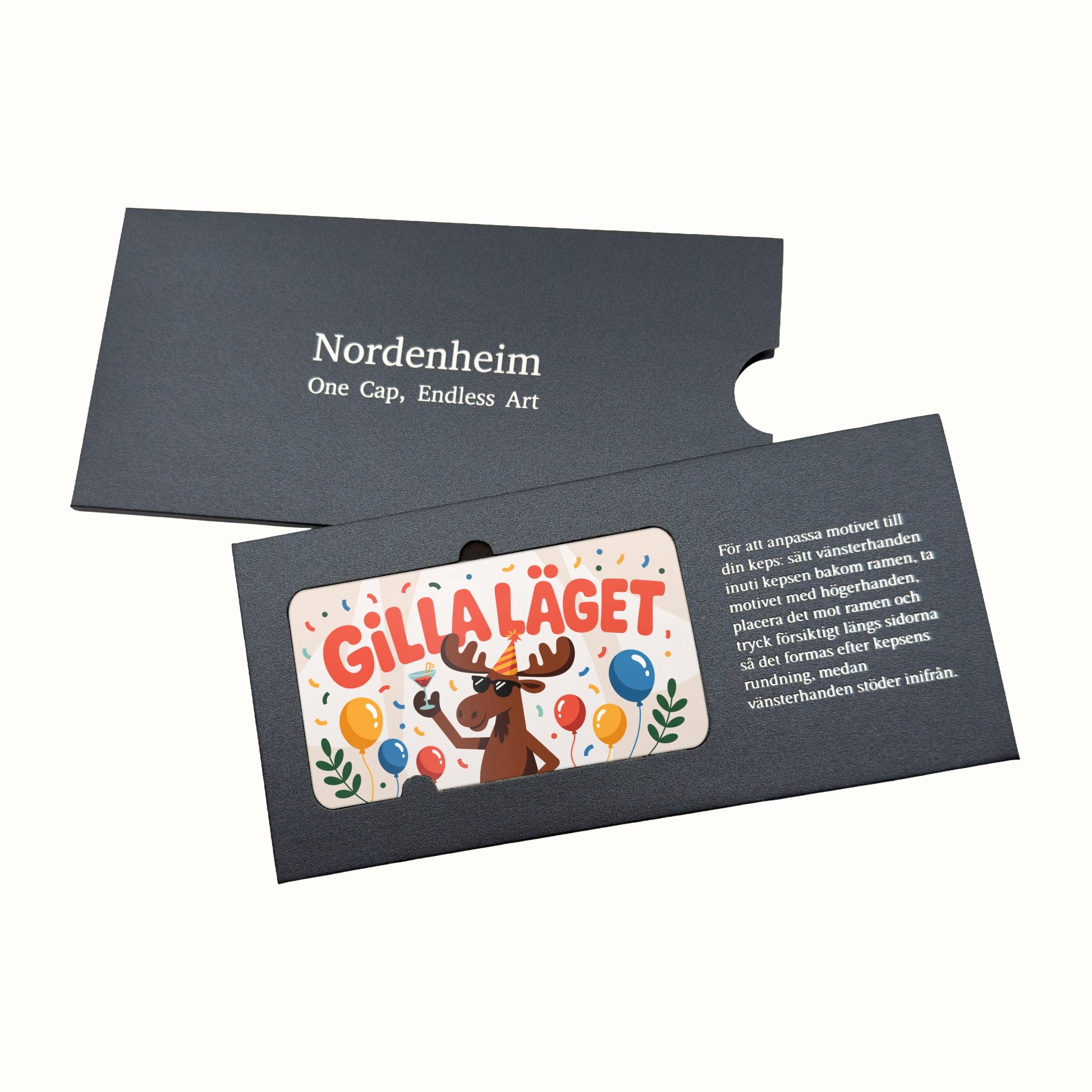 Gilla Läget Art Plate in its Nordenheim sleeve