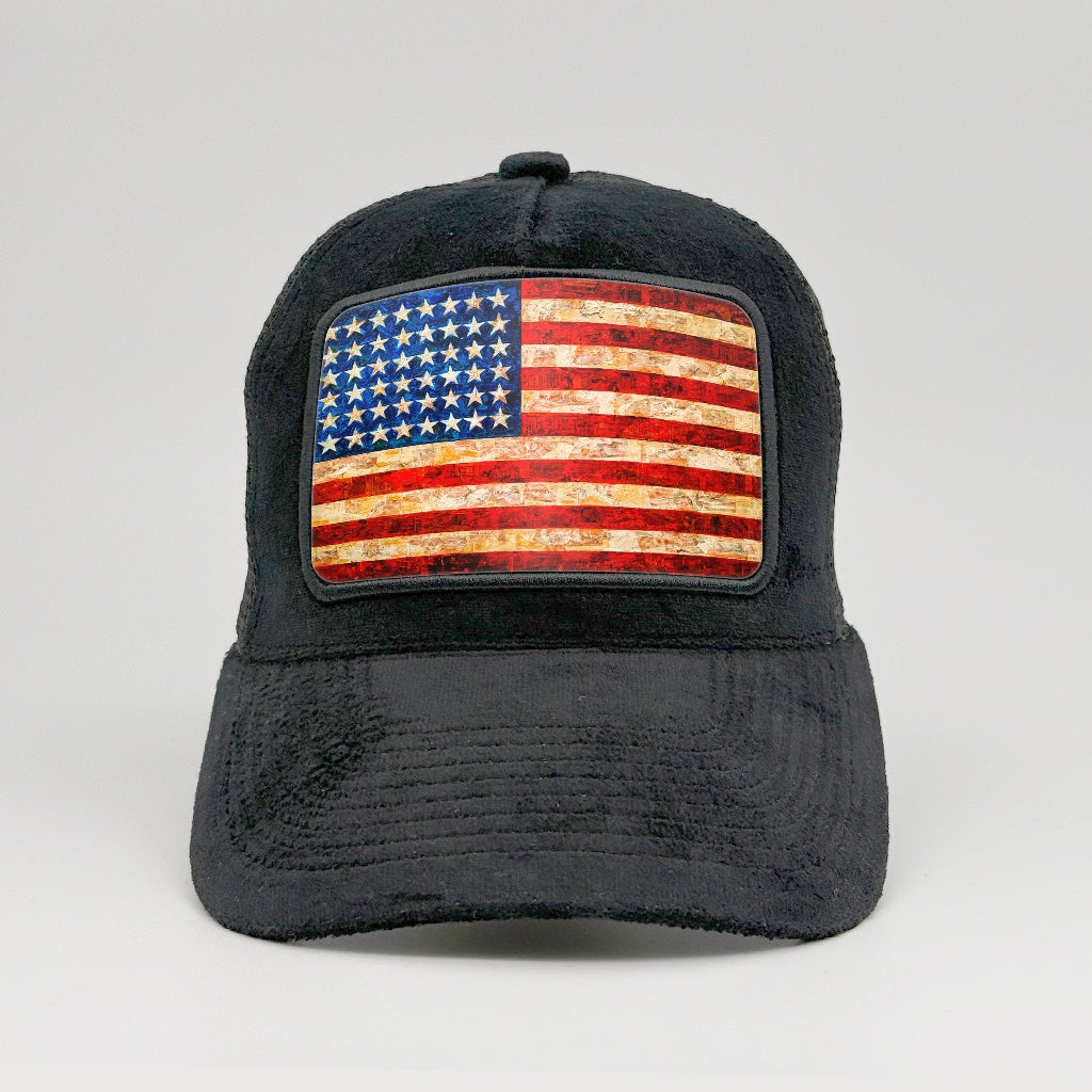 Stars and Stripes Forever on the Midnatt Velvet Trucker