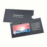 Horizon Glow - Serene Depths Art Plate in its Nordenheim sleeve