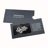 Hustle – Fuel Your Ambition Art Plate in its Nordenheim sleeve
