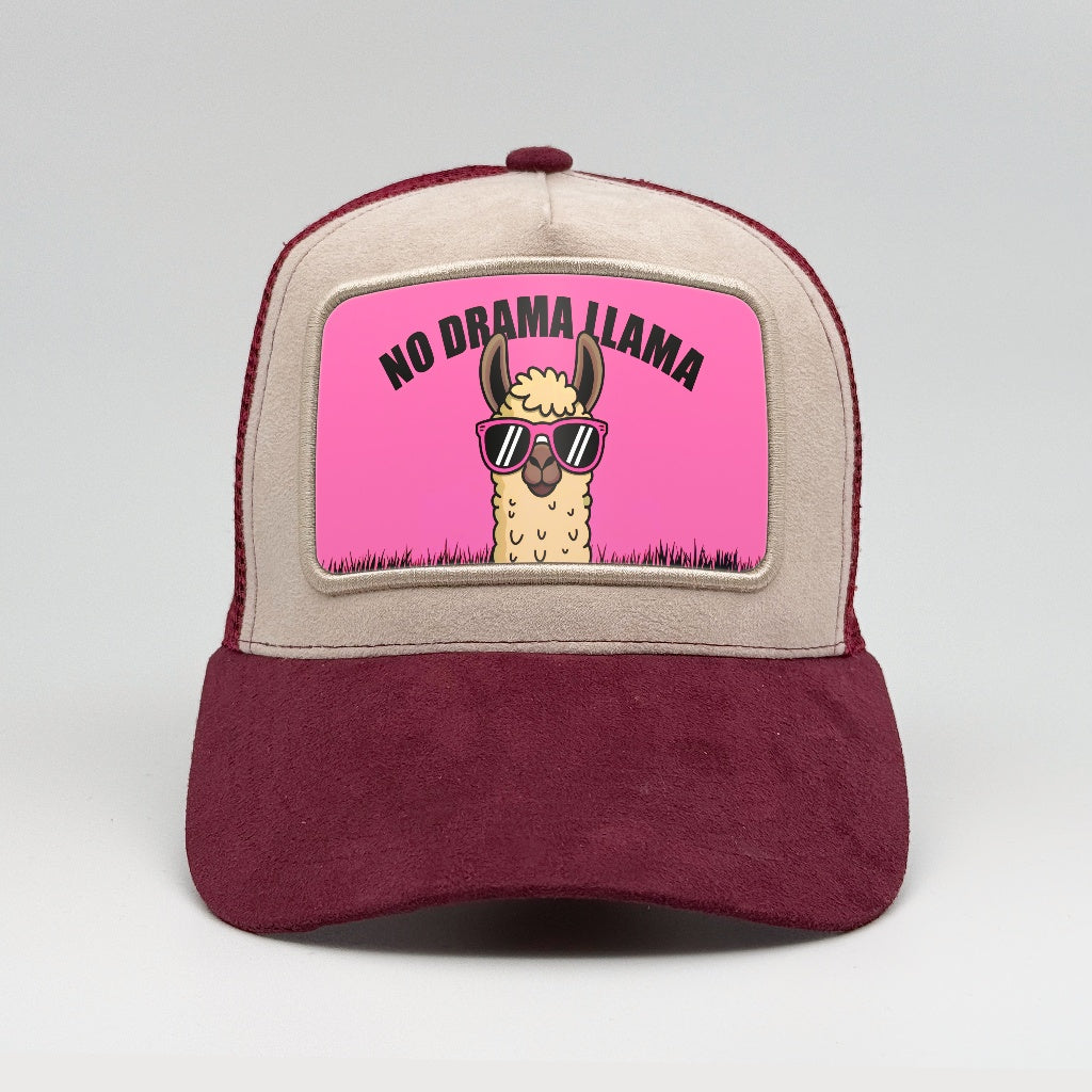 Chill Vibes Only: The No Drama Llama on the Faluröd Suede Trucker