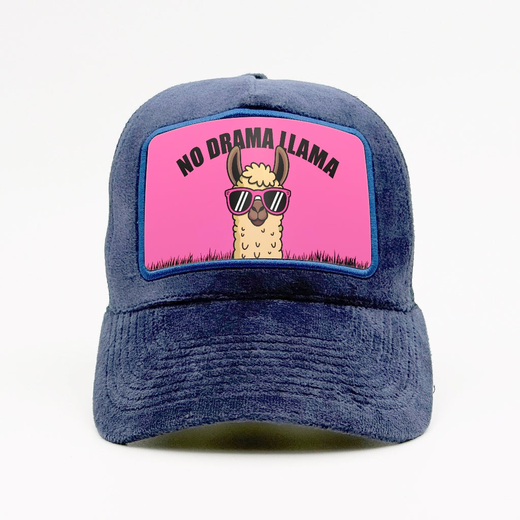 Chill Vibes Only: The No Drama Llama on the Fjord Velvet Trucker
