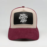Make kindness cool again on the Faluröd Suede Trucker