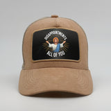 Disappointments All of You - Divine Jest on the Timmer Suede Trucker