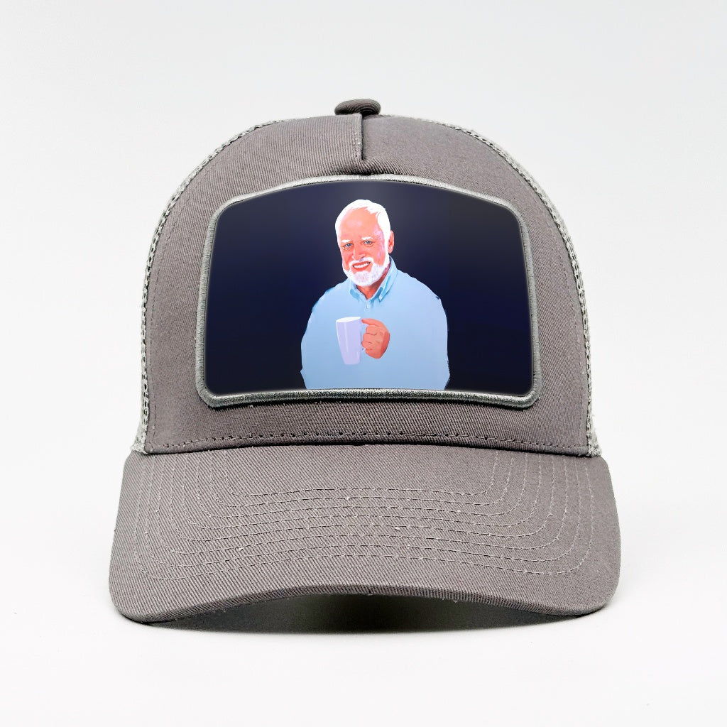 Hide the Pain – Meme on the Aska Cotton Trucker