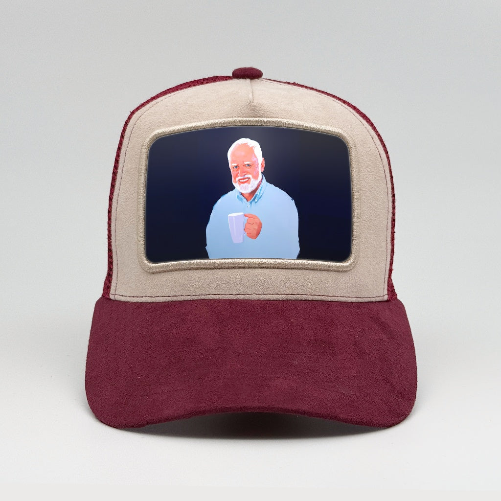 Hide the Pain – Meme on the Faluröd Suede Trucker