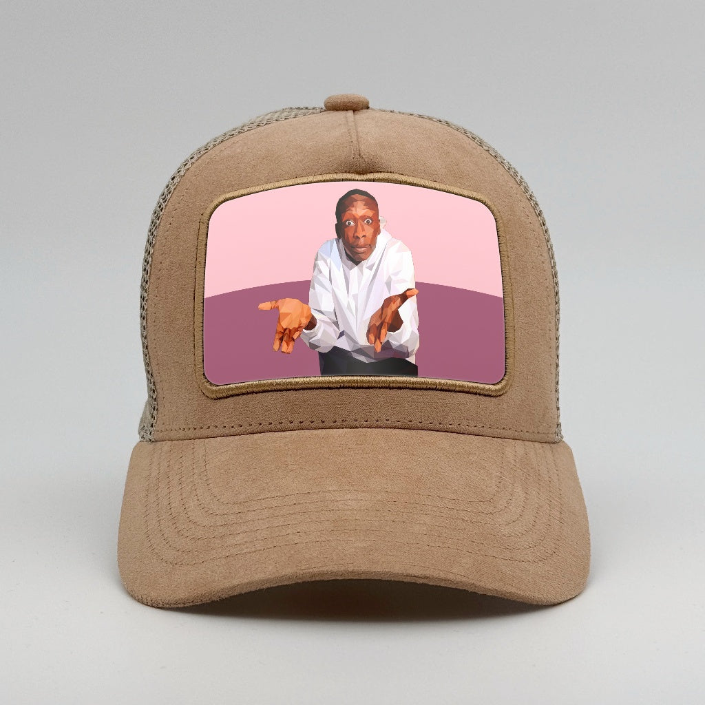 "Duh, Isn't It Obvious" Meme – Khaby Lame on the Timmer Suede Trucker