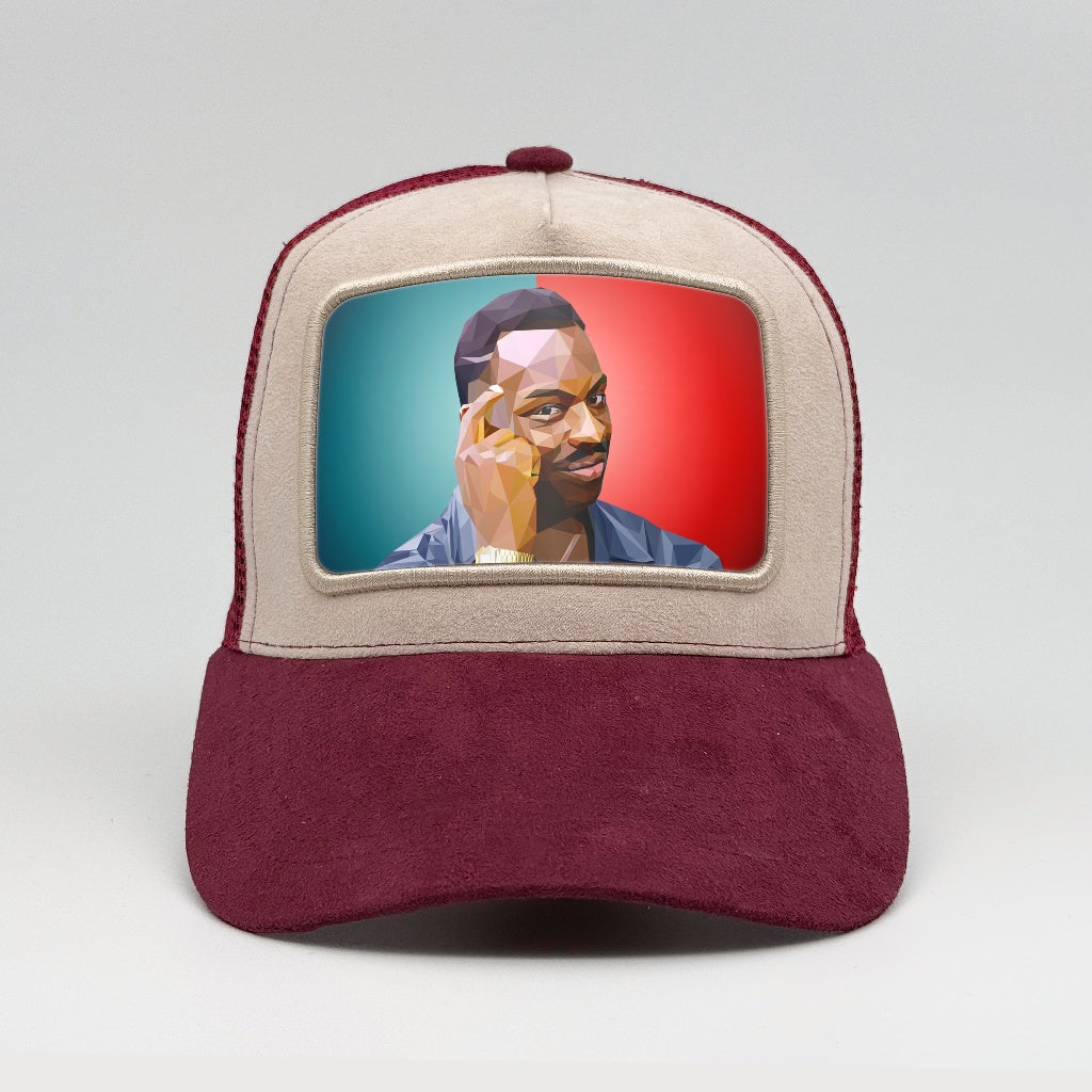 “Think About It” Meme – Roll Safe on the Faluröd Suede Trucker