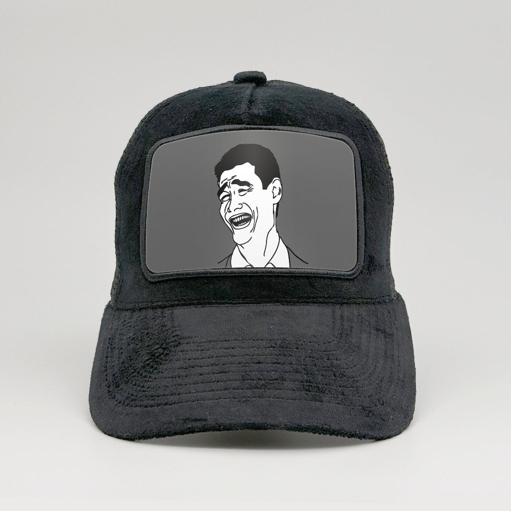 “Oh, Please” Meme on the Midnatt Velvet Trucker