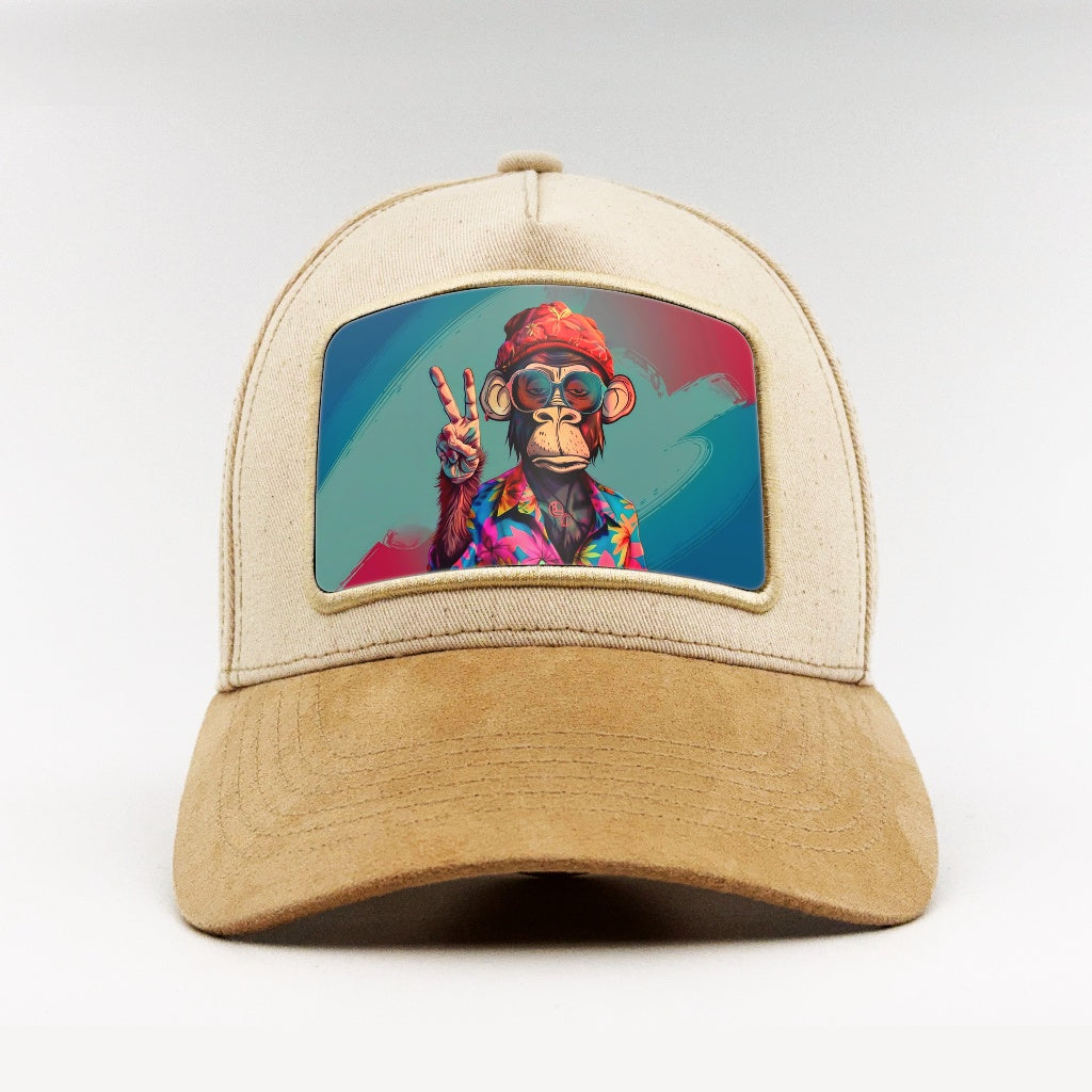 Unbothered Monkey - Peace Sign on the Björk Suede Classic