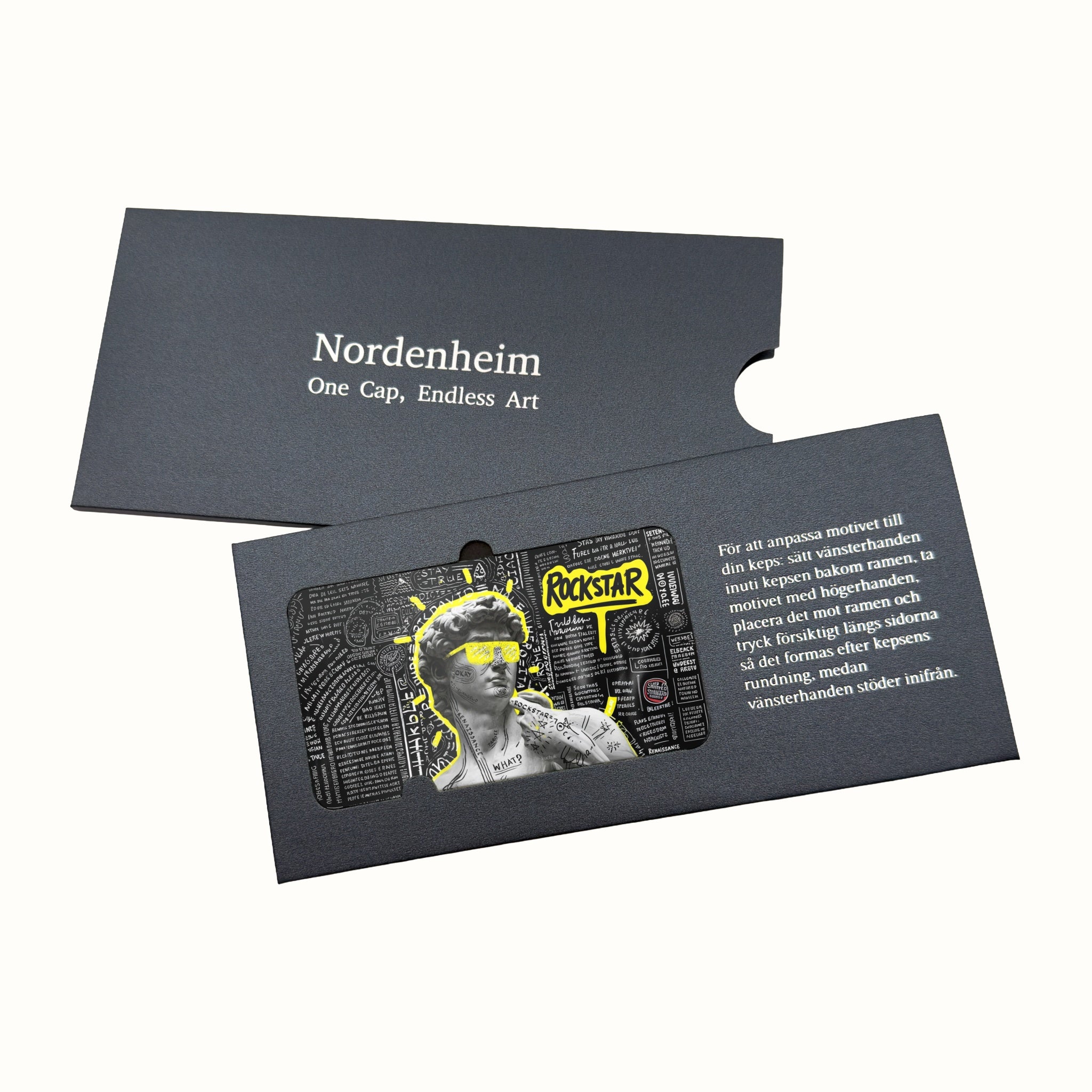 Rockstar David Art Plate in its Nordenheim sleeve