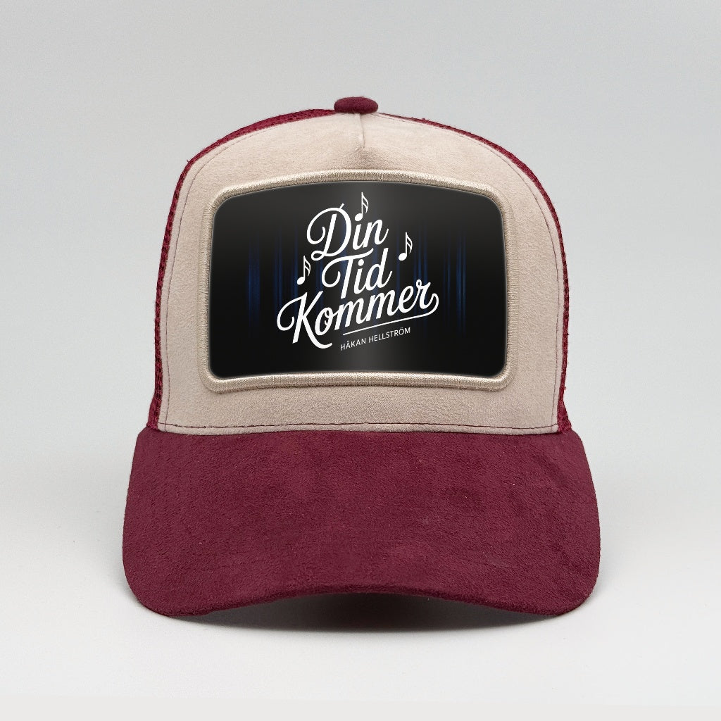"Din tid kommer" on the Faluröd Suede Trucker